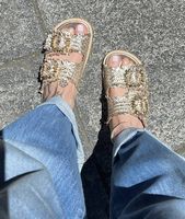 Ciabatta Coral Blue - n. 40 (simil Birkenstock)