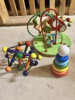 Lot de 3 jouets d'éveil en bois