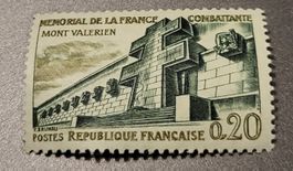 Frankreich 1962 Denkmäler briefmarke