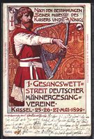 Kassel, 1. Gesangswettstreit Deutscher M