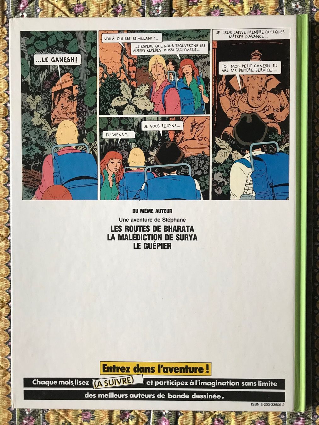 Fumetti: UNE AVENTURE DE STEPHANE - CEPPI - LA MALEDICTION DE SURYA – Usato da Commugny venduto da MCapital 3