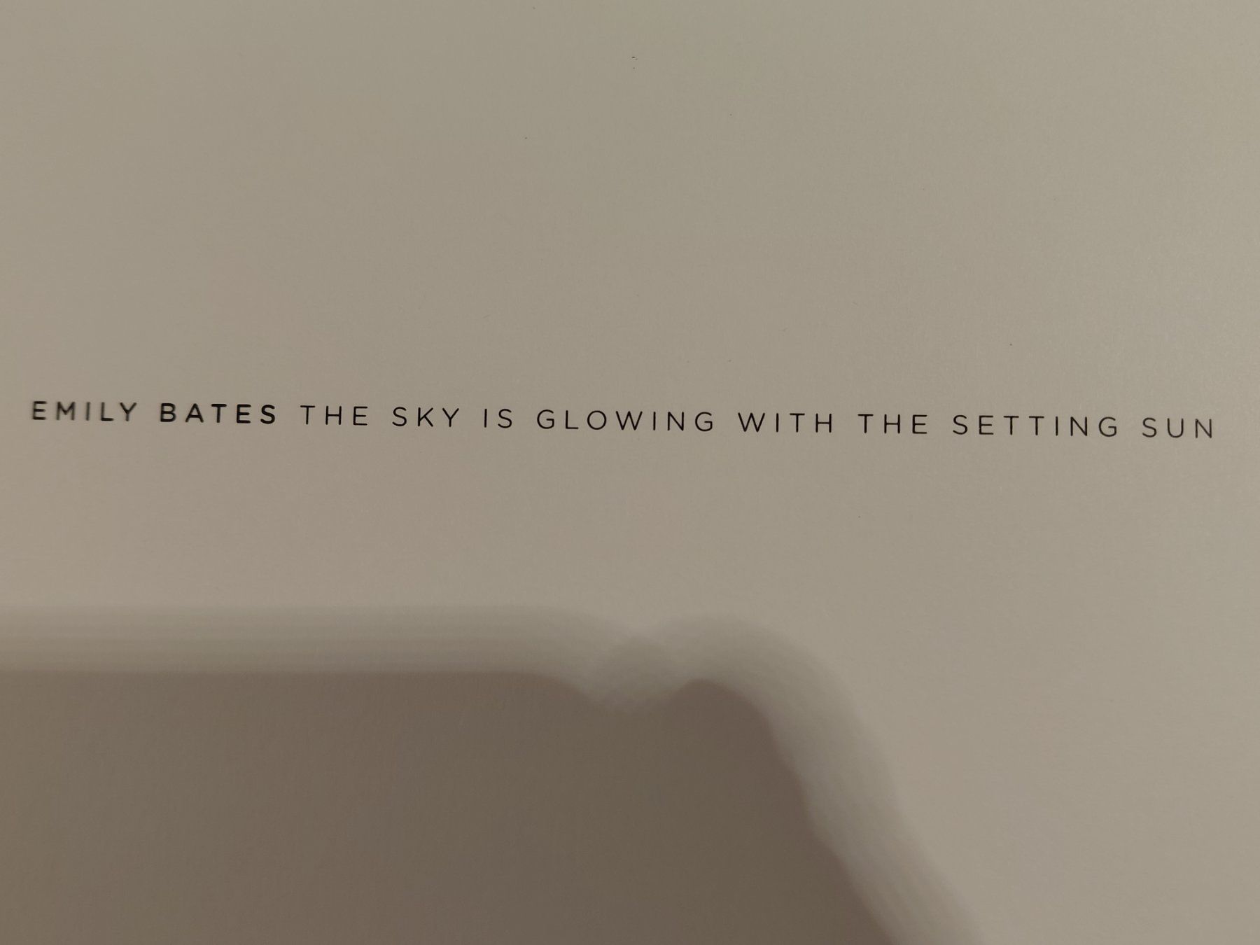 Libri: Emily Bates - The Sky Is Glowing With The Setting Sun – Usato da Winterthur venduto da SilverFR 1
