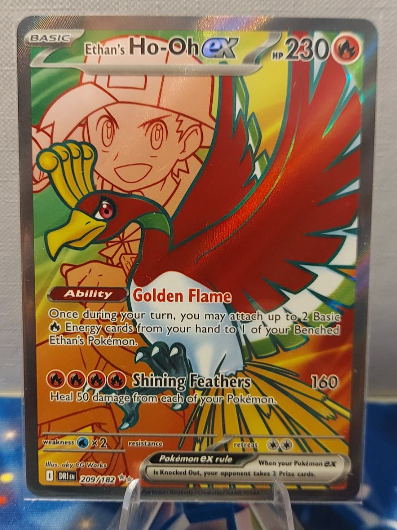 Pokémon Sammelbilder & Trading cards: Pokémon Ethan's Ho-Oh ex 209/182, – Neu (gemäss Beschreibung) aus Val-d'Illiez von GGF2385