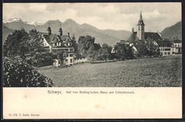 Schwyz, Ital von Reding'sches Haus mit U