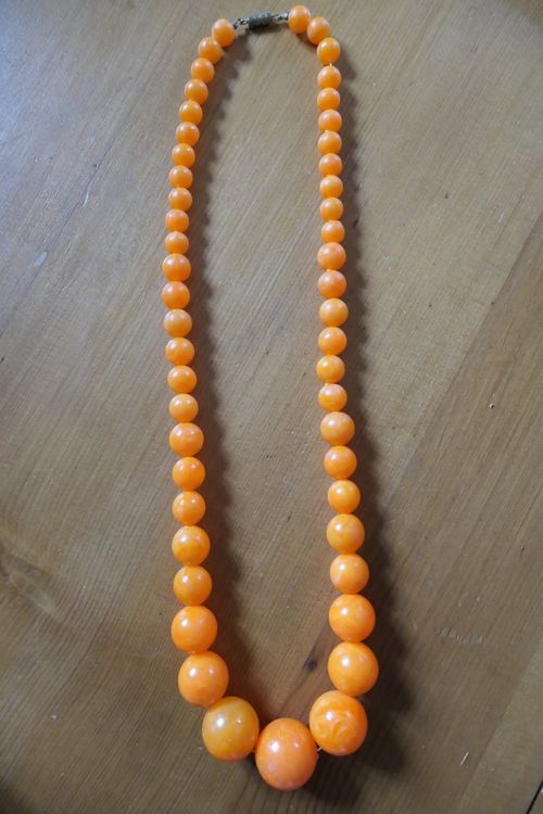 Nature Ambre Chaîne Butterscotch Miel Ambre Necklace XL Pierres 78,4 G