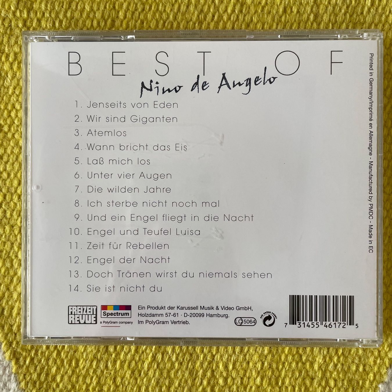 CD: NINO DE ANGELO-BEST OF – Usato da Rorschacherberg venduto da CD-Roli 1
