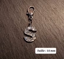 Charm argenté S avec Zirconias