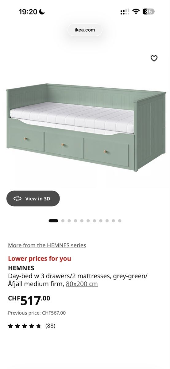 Ikea Betten: Ikea HEMNES green – Gebraucht aus Dielsdorf von Ladse1 6