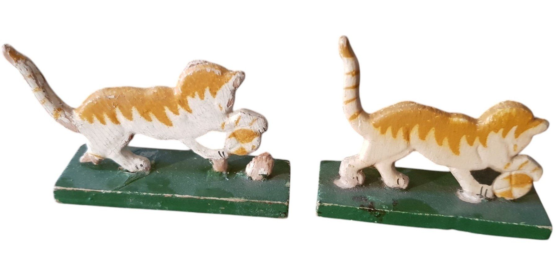 Statuette: Erzgebirge Figur Katzen – Usato da Mörschwil venduto da antiksalon 3
