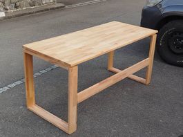 Massivholz-Schreibtisch / Holztisch  160 × 70 cm