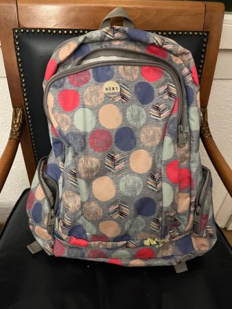 ROXY Mädchen Rucksack mit gepunktetem Muster, Top Zustand