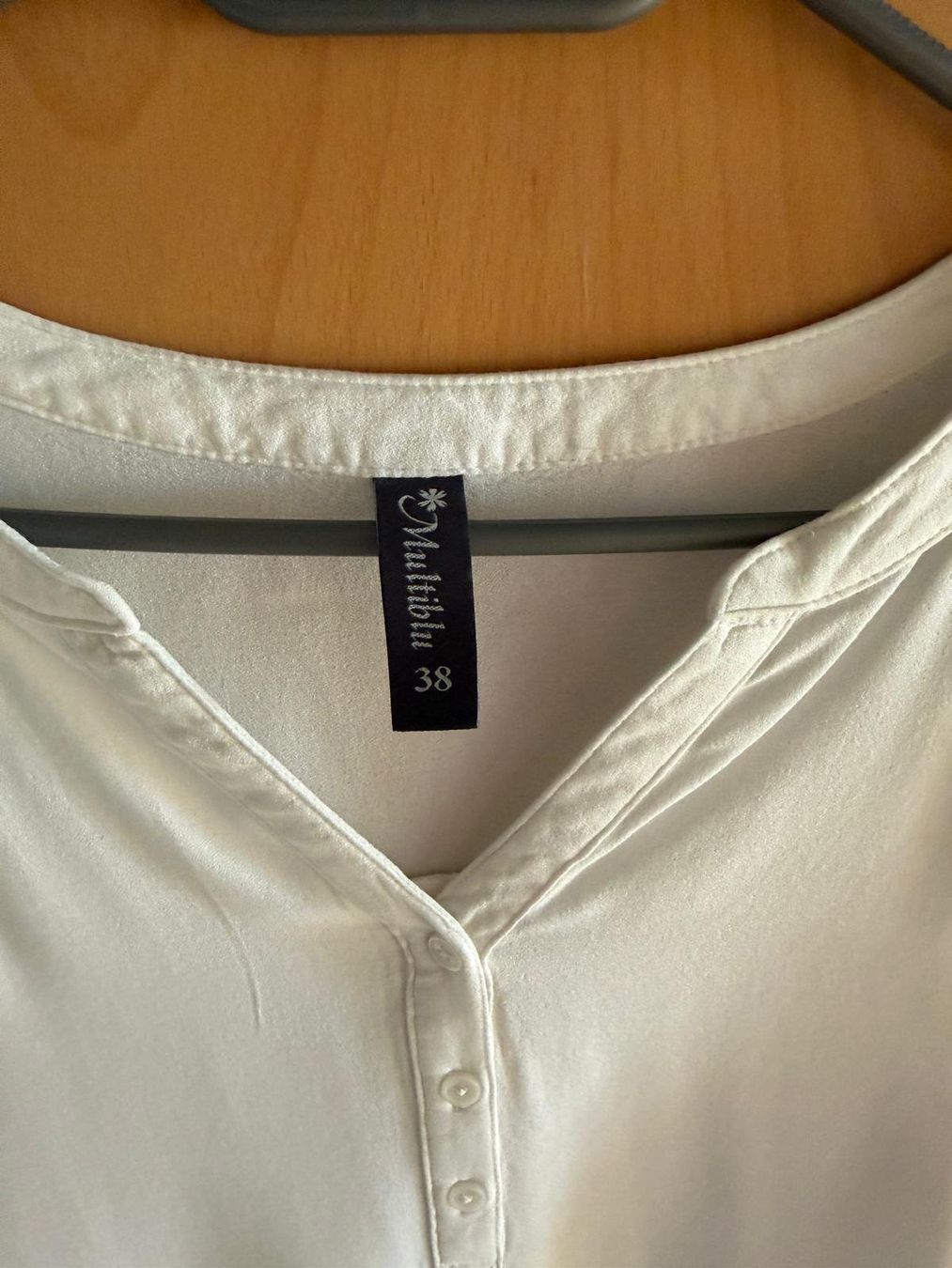 Tuniken: Multiblu Bluse / Tunika in Weiss | Gr. 38 | 100% Viskose – Gebraucht aus Auw von Francis07 2