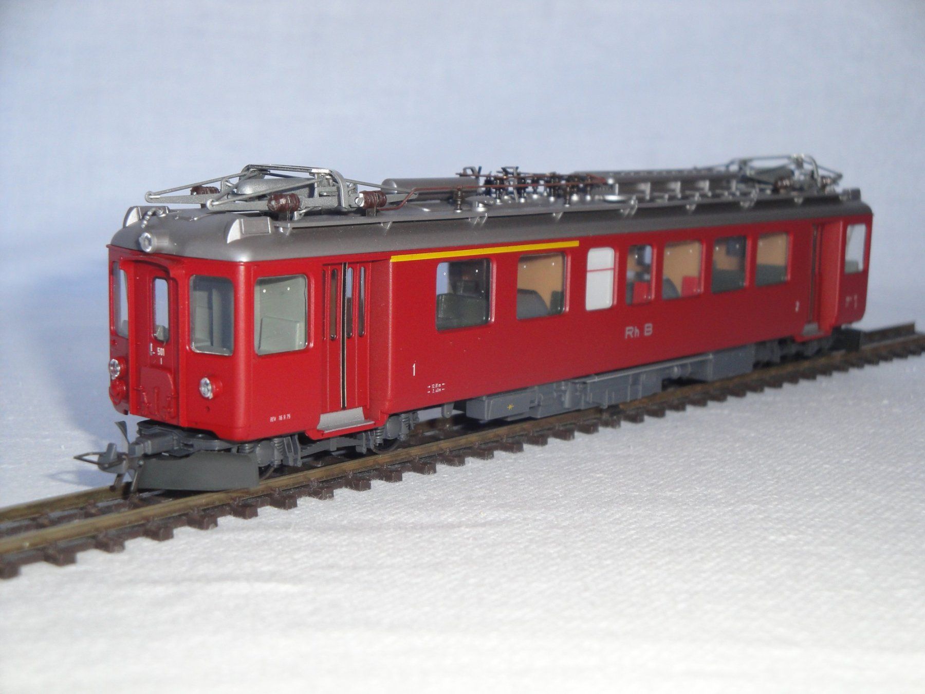 Bemo Modellini di ferrovie: Bemo RhB-ABe 4/4 501 – Nuovo e nell'imballaggio originale da Wolfwil venduto da heinzs3575 2
