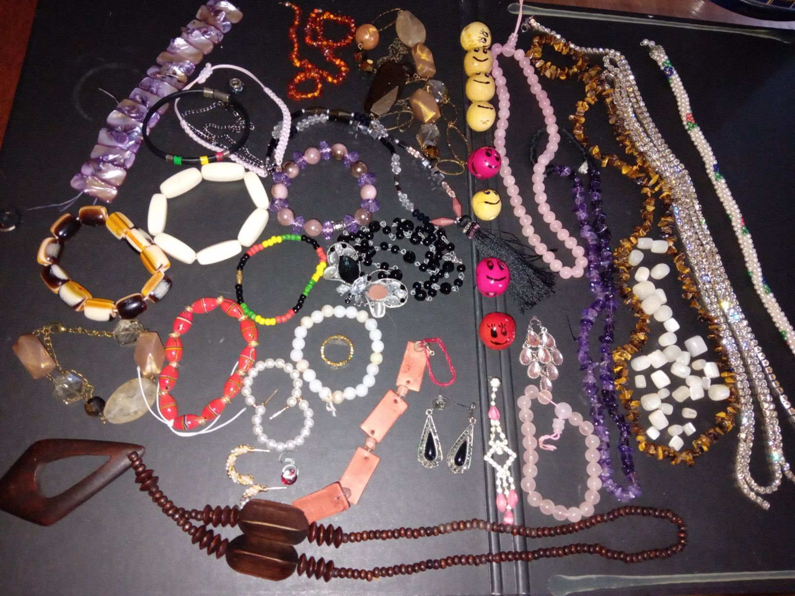 Altri gioielli: lotto gioielli e materiali semipreziosi  per bijoux – Difettoso da Biasca venduto da Old_6blh 8
