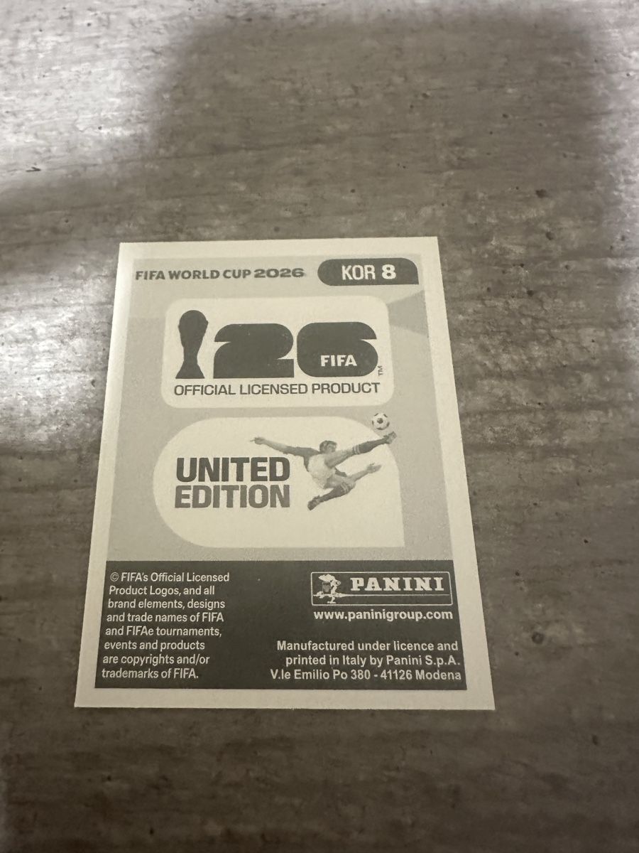 Panini Carte collezionabili: KOR 8 , FIFA WORLD CUP 2026 PANINI – Nuovo (secondo la descrizione) da Frauenfeld venduto da 1PegPeg1 1