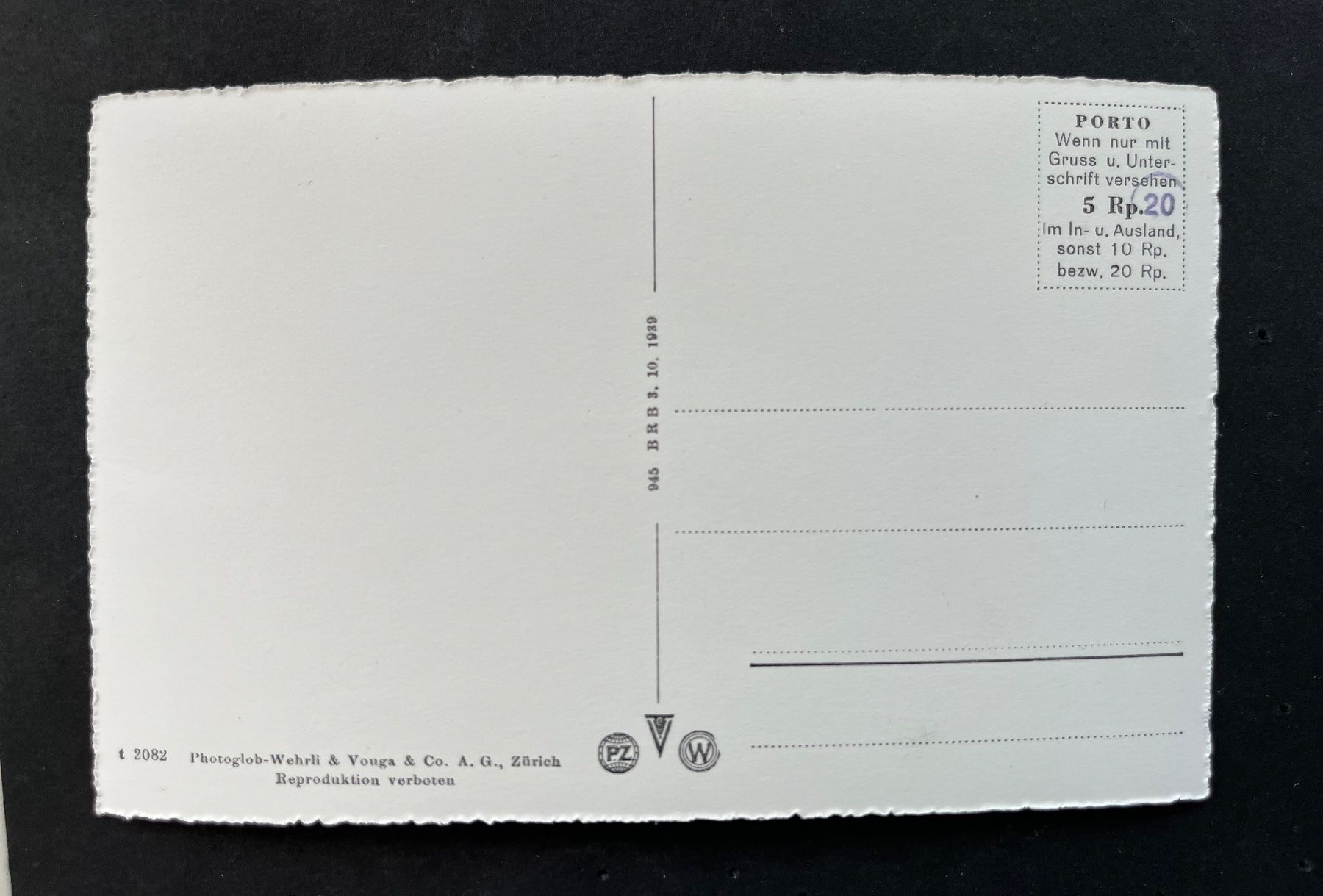 Ansichtskarten: Wengen Schleif/ Ortsteil ca, 1950 – Gebraucht aus Wabern von DaxKarten-75 1