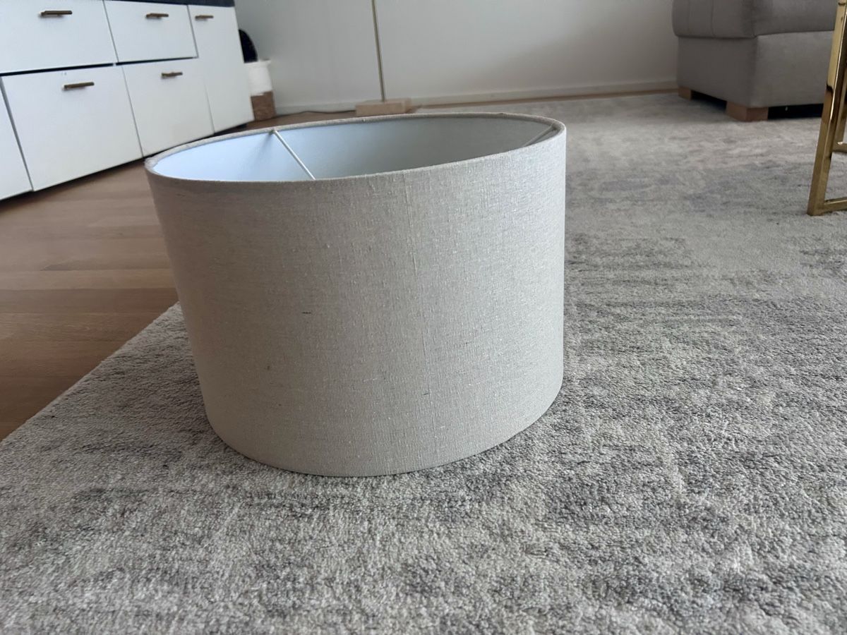 Paralumi: Lampenschirm rund beige – Usato da Belp venduto da jan_6yvx 2