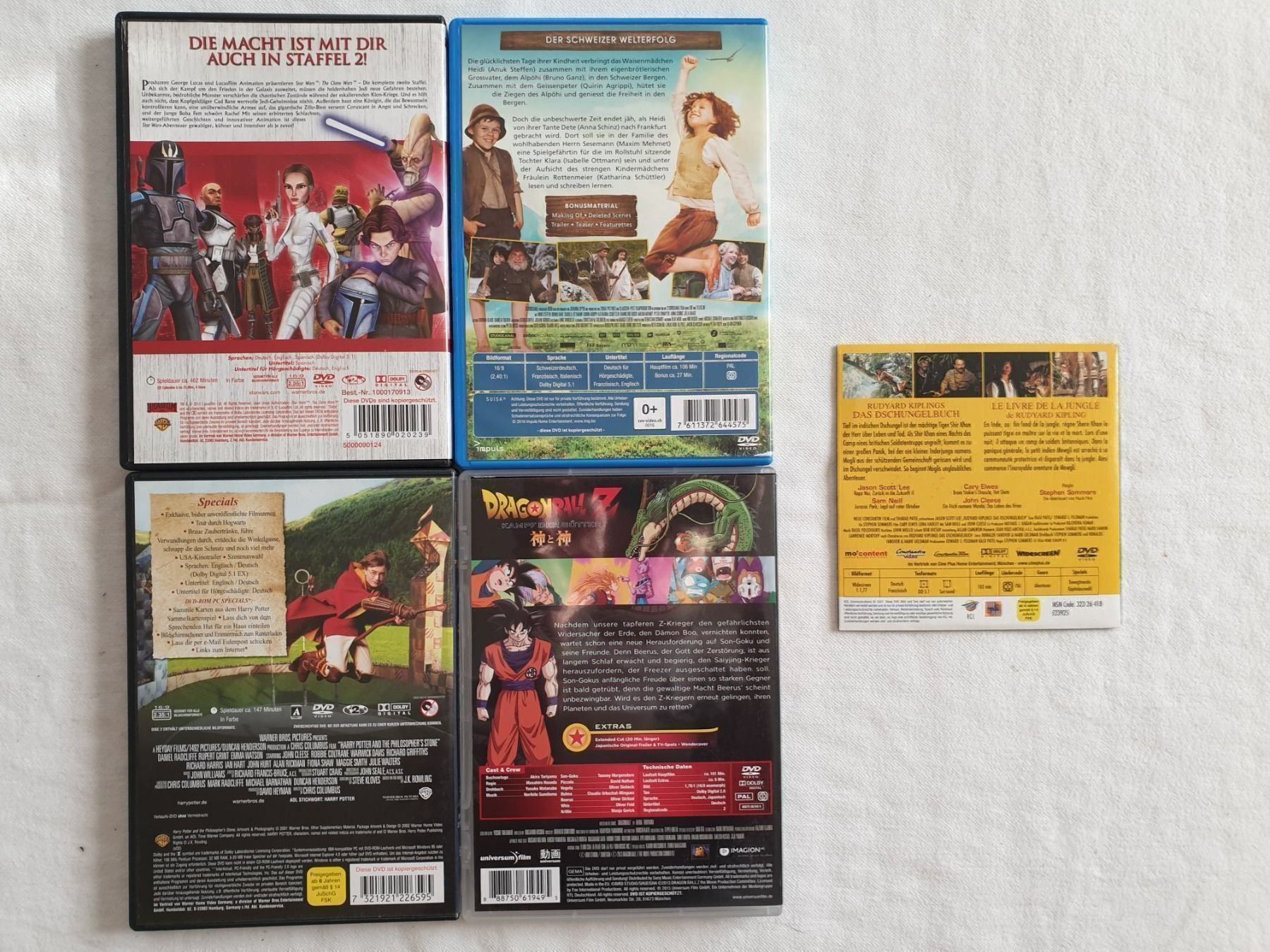 Tutti i DVDs: 13 Kinderfilme DVD sammlung – Usato da Rebstein venduto da gimmma 3