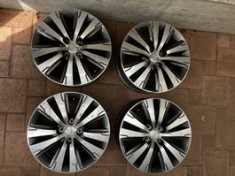 4 Original 17" Peugeot-Alufelgen