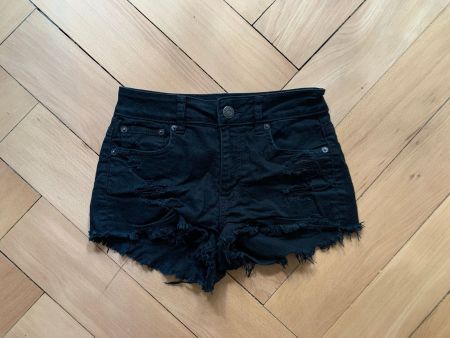 AMERICAN EAGLE - Jeansshorts schwarz XS