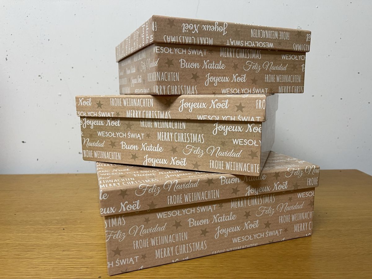Alle Dekorationen: 3er Set Dekorative Geschenkboxen - Weihnachten Design – Neu (gemäss Beschreibung) aus Spreitenbach von R_1691