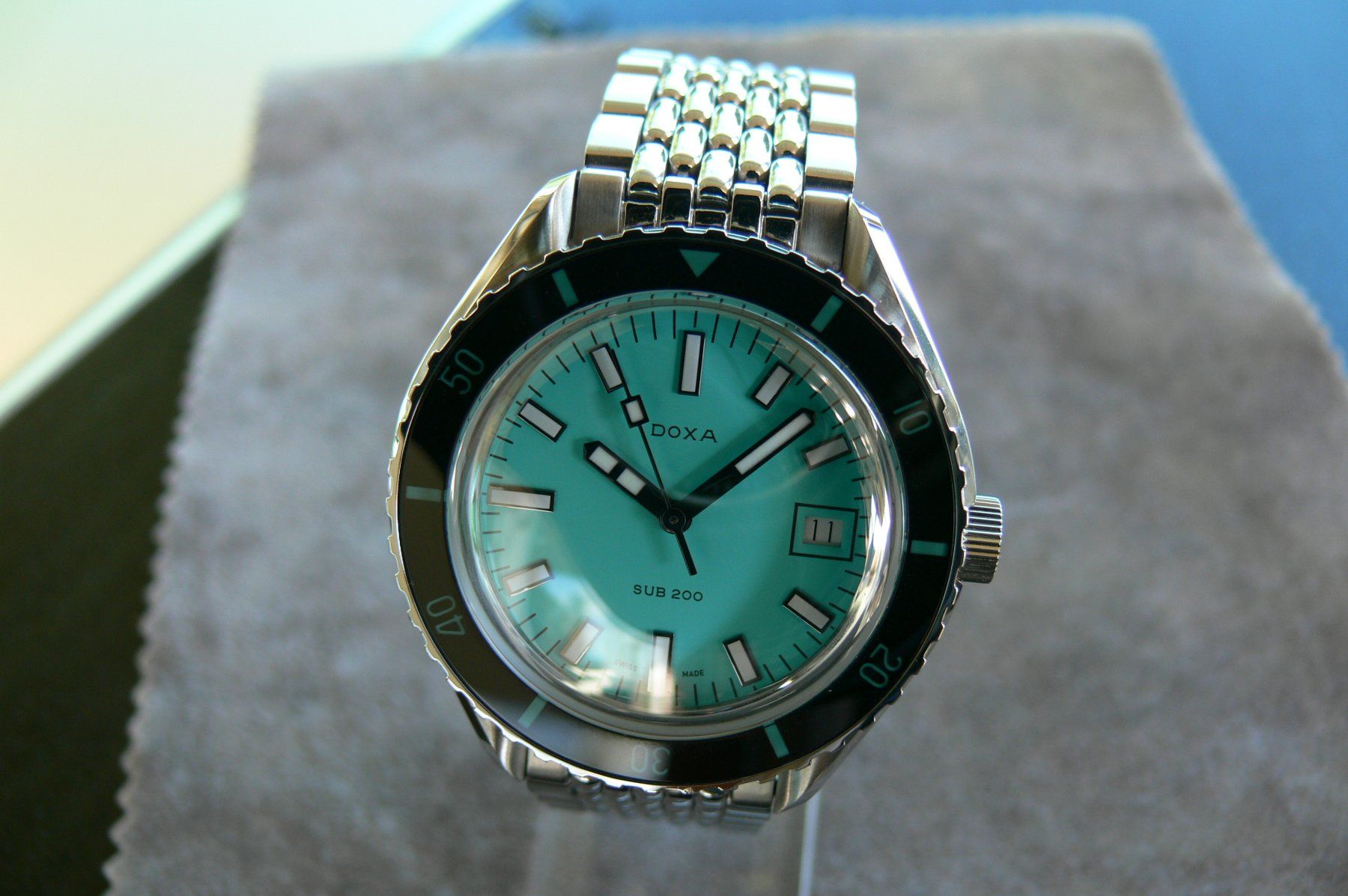 Doxa Orologi: DOXA Sub 200 Professional Diver Türkis Dial   799.10.241.10 – Nuovo e nell'imballaggio originale da Remigen venduto da Kelias 2