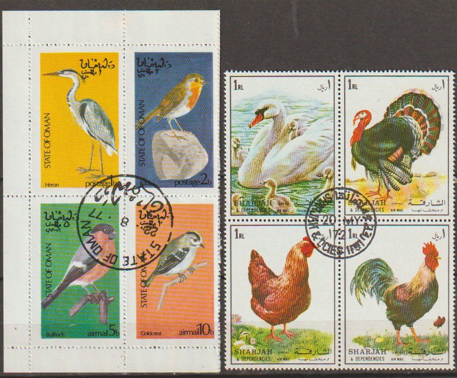 Alle Briefmarken: Oiseaux divers pays état occasion – Gebraucht aus Crans-Montana von kira56