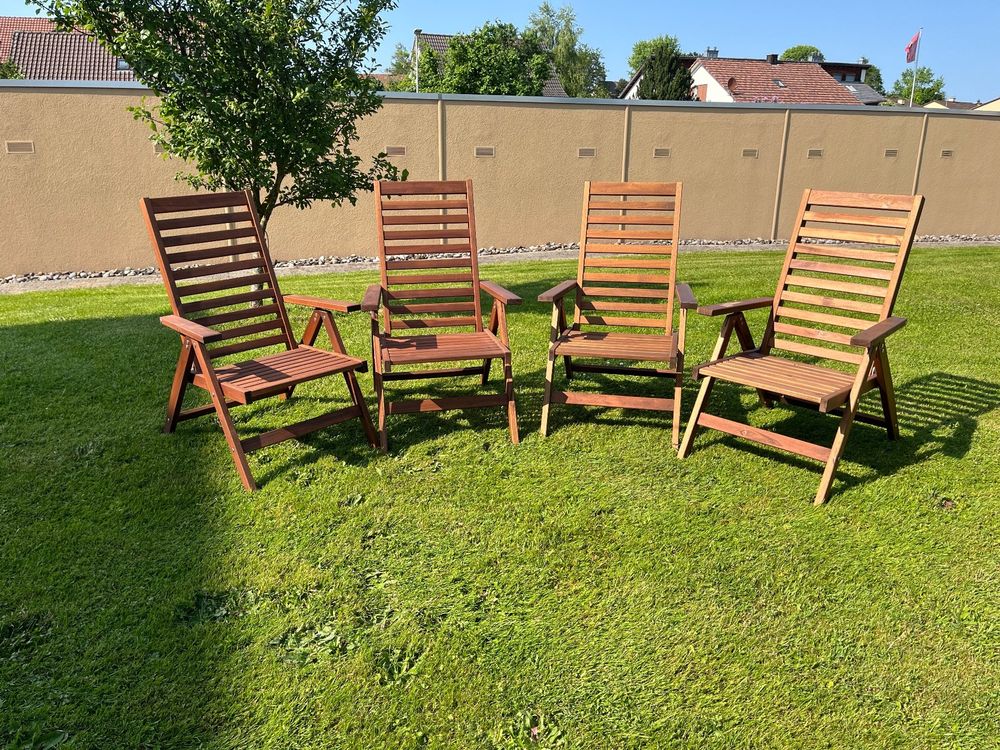 IKEA 4 Gartenstühle / Balkonstühle Kaufen auf Ricardo