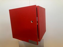 cooler gebr. Holz-Cubus mit Geheimfach/Klappe ab 1.-