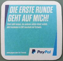 Bierdeckel - PayPal - CH
