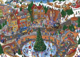 Grafika Puzzle "Winterdorf" 500 Teile