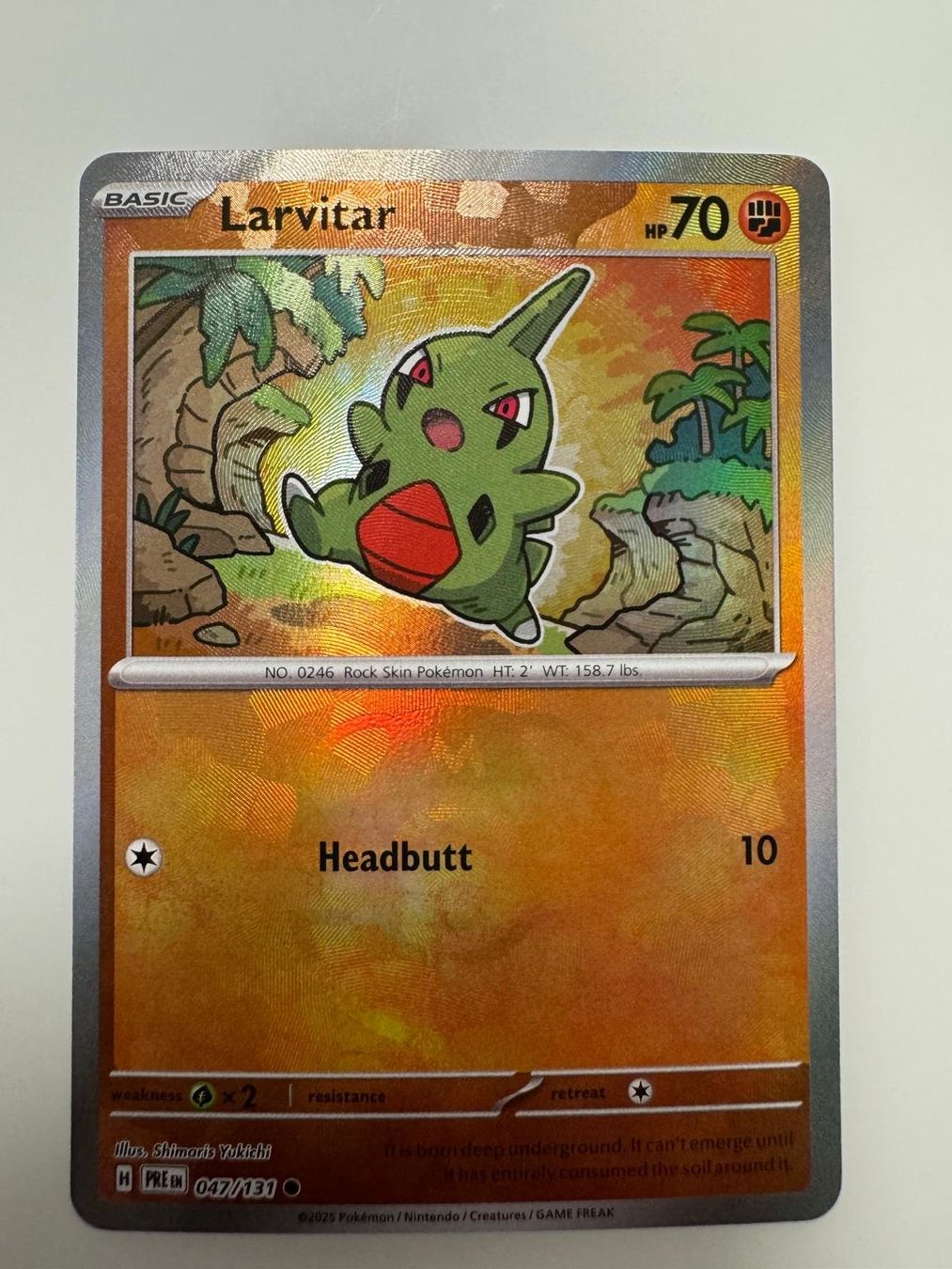 Pokémon Carte collezionabili: Larvitar | Masterball | PRE 047/131 | EN – Usato da Spreitenbach venduto da Snacky96 2