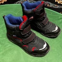 Kinder-Winterschuhe / Knöchelschuhe Gr. 37, schwarz-rot-blau