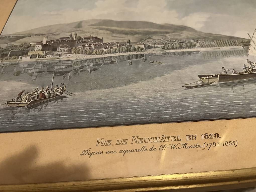Incisioni: Vue de Neuchâtel  – Usato da Enges venduto da Guarajuba01 2