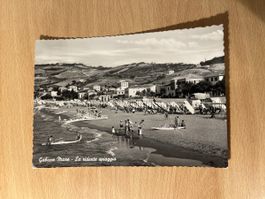 Alte Ansichtskarte Gabicce Mare - La ridente spiaggia