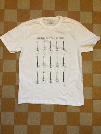 T-Shirt "Iconic Guitar Menu", neu