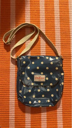 Cath Kidston Shoulderbag (Blue with White Dots)