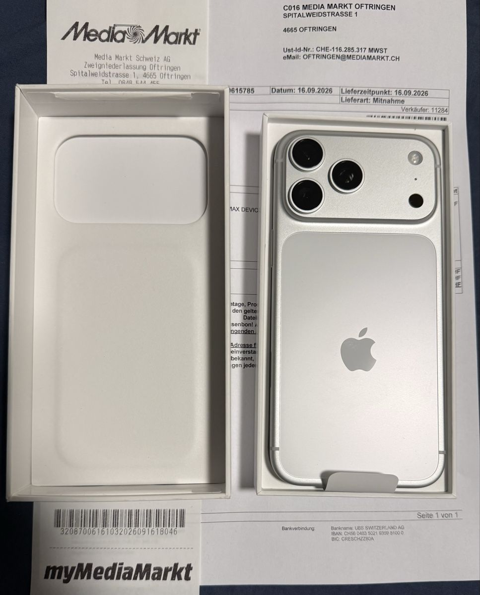 Apple Portables: IPHONE 17 PRO MAX NEU – Neuf (Voir description) à Aarau par fre_spg9