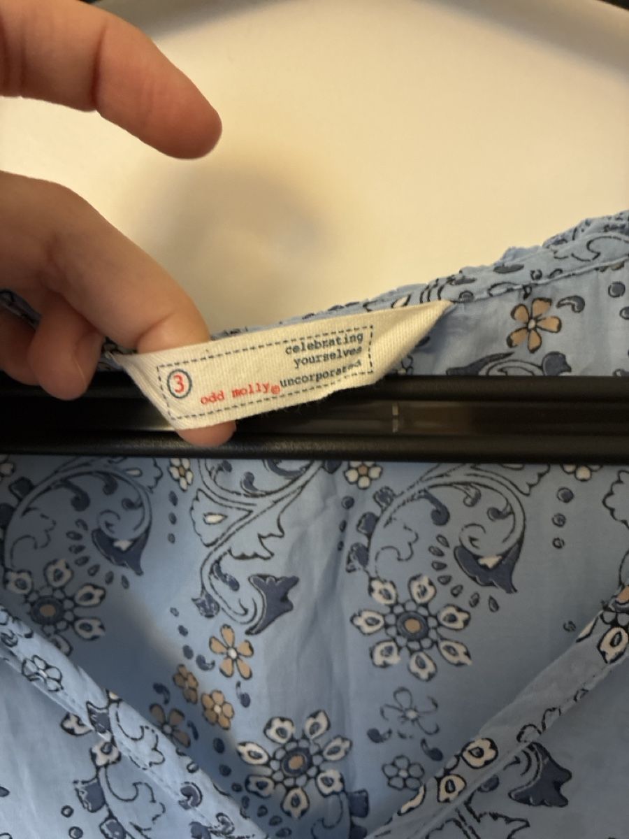 Odd Molly Camicette: Odd Molly Bluse blau gemustert Grösse 3 – Usato da Wädenswil venduto da Gilmored83 1