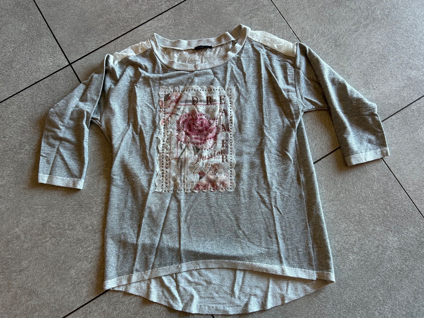 Pullover & Sweatshirts: PULL léger avec dentelle NUNA LIE gr. M élégant – Gebraucht aus Arbedo von nadia1973