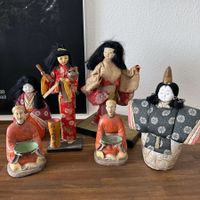 Asiatische Déko-Figuren / Puppen Konvolut