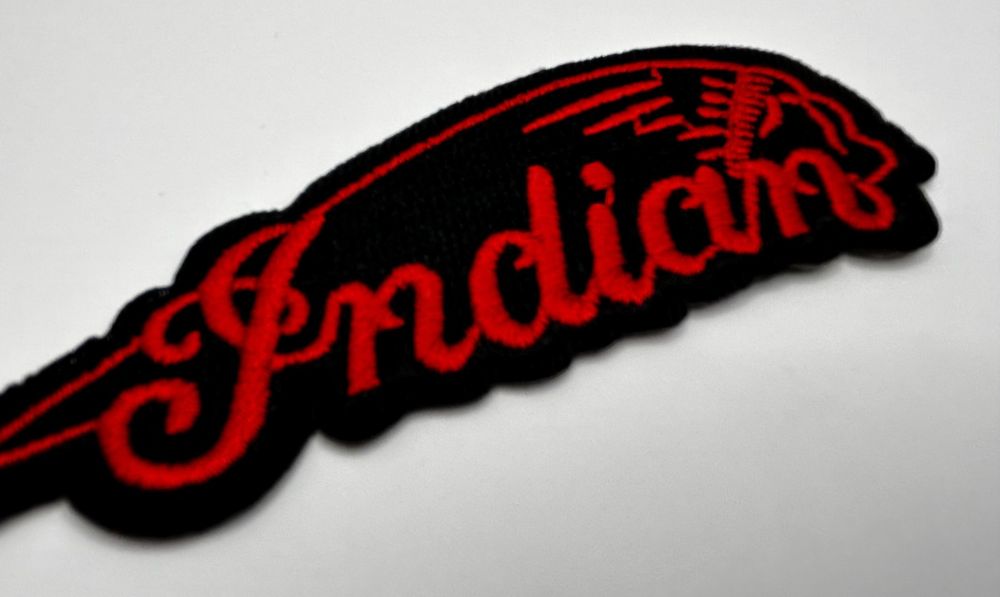 Toppe: Indian Motorcycles Aufnäher Badge Motorrad Dark Horse Scout – Nuovo e nell'imballaggio originale da Dättlikon venduto da easythings 1