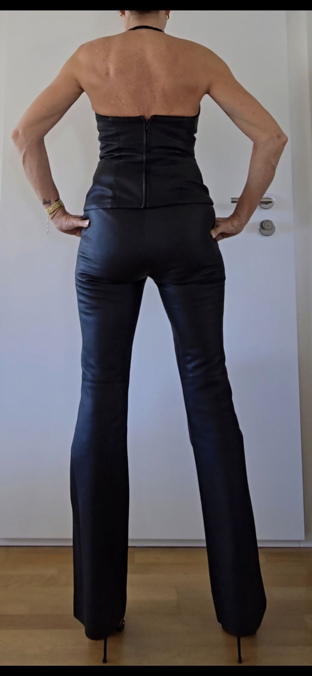 Lotti di vestiti: Set Leder Top und Hose – Usato da Zollikon venduto da C.fromParis 1