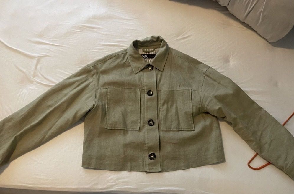 Zara Giacche: Zara Leinenjacke, cropped, Gr. M – Usato da Zürich venduto da vintage_for_you 1