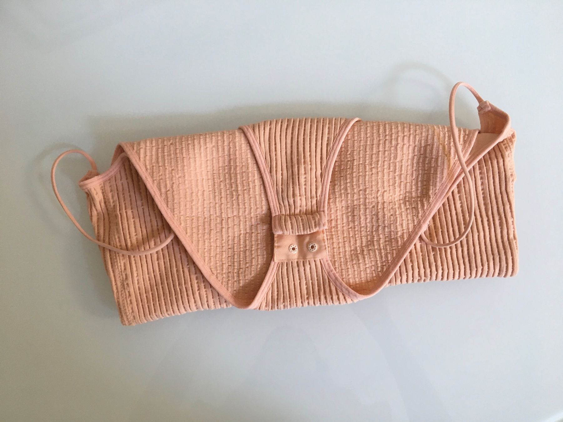 Mango Tops: Body MANGO donna rosa salmone a coste – Gebraucht aus Bellinzona von Sveva-Style-Hunter 4