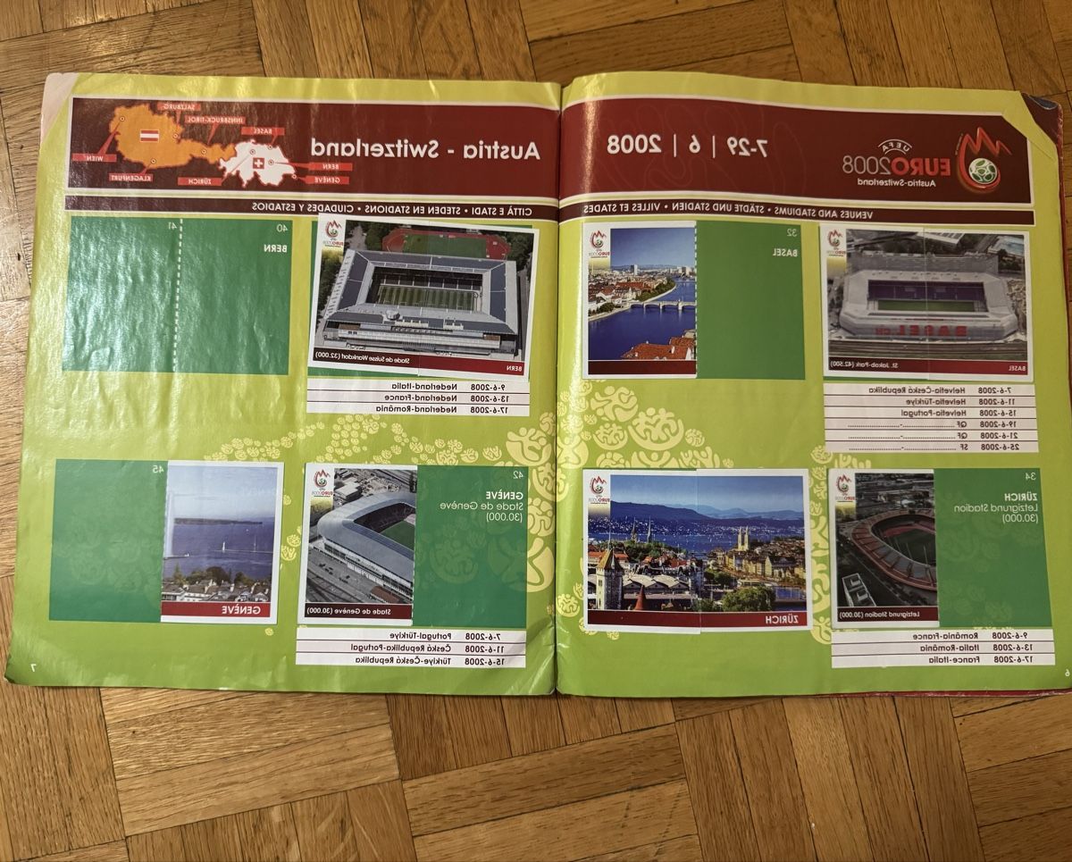 Panini Album: Album UEFA EURO 2008 Panini – Usato da Lausanne venduto da Dri_Shop 3