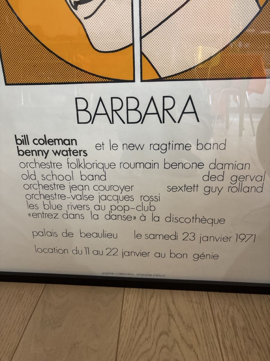 Foto & Immagini: Affiche originale 1971 Barbara – Usato da Estavayer-le-Lac venduto da bde_mc5x 1