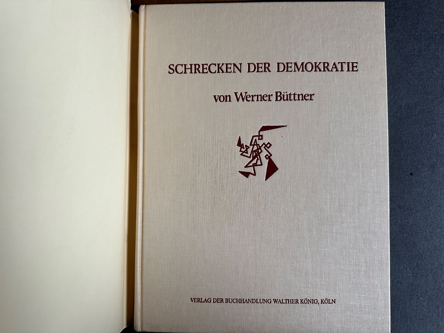 Bücher: Werner Büttner: Schrecken der Demokratie – Gebraucht aus Zürich von allp 1