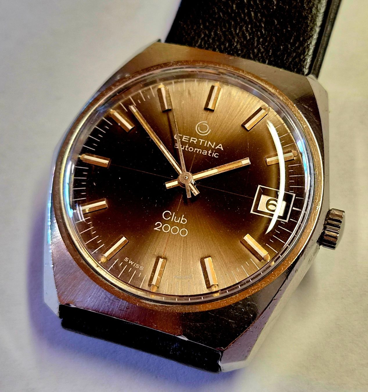 Certina Orologi: Certina Club 2000 Automatic Herren Uhr gebraucht. – Usato da Madiswil venduto da Willys4 2