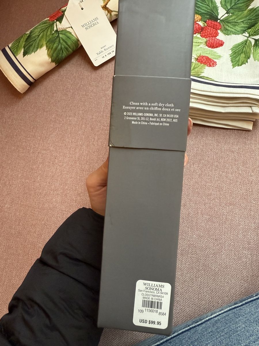 Set di tavolo e panche: Williams Sonoma Tischset – Nuovo e nell'imballaggio originale da Zürich venduto da tina_lea 2